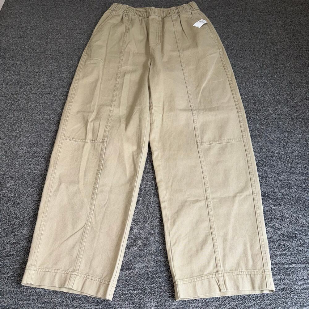 NWT Old Navy Pull On Taper Classic Khaki Women's Size S Tall High Rise Waistband